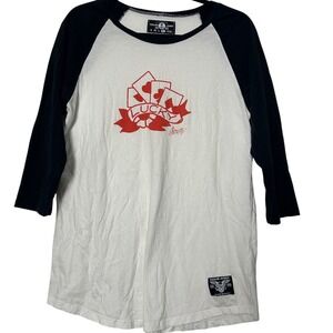 Sailor Jerry‎ Baseball Tee Lucky Aces Tattoo